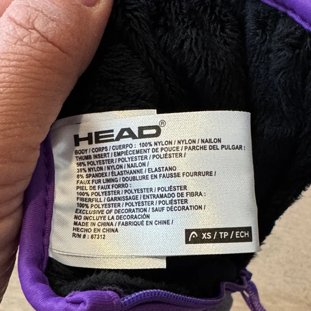 Head Kids Vibrant Purple Mittens